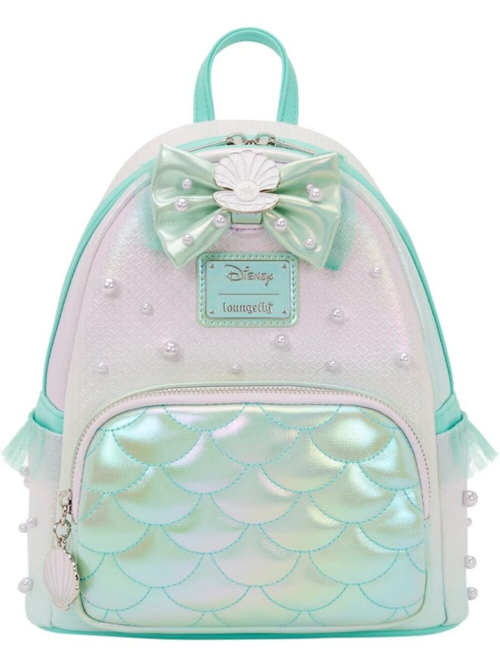 Iridescent Pearl Mini Backpack - Disney Inspired, Cute, Stylish, Perfect for
